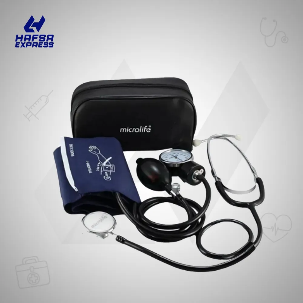 Microlife Analog Blood Pressure Machine Set with stethoscope-image